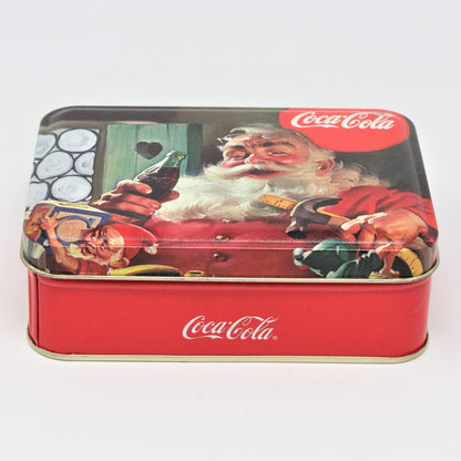 Pocket Knife: Case Coca-Cola, Sundblom Santa Claus, Original Tin, NOS, Bradford PA USA, 2001 - SOLD