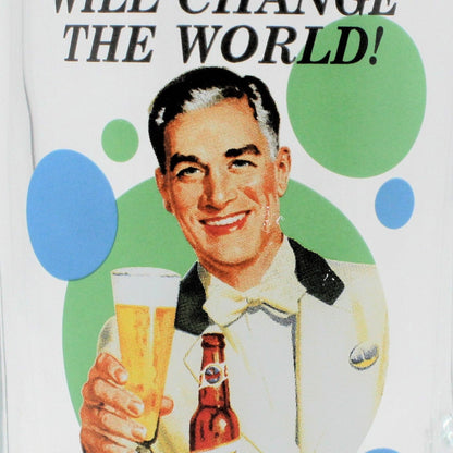 Beer Mug, Retro-Look, Glass, Beer Will Change the World, 2009