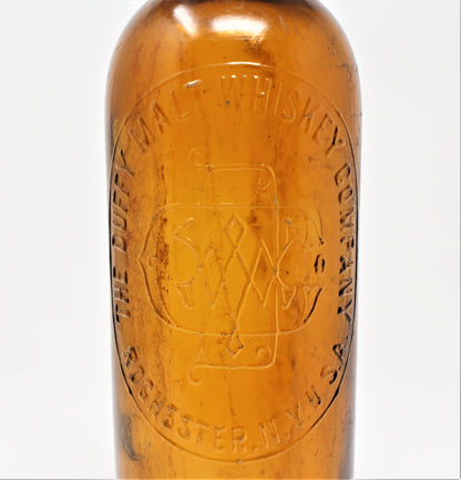 Bottle: The Duffy Malt Whiskey Co., Rochester NY, Brown Glass, Embossed, USA, Antique 1886 - SOLD