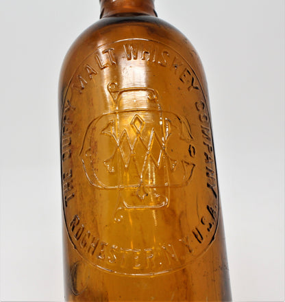 Bottle: The Duffy Malt Whiskey Co., Rochester NY, Brown Glass, Embossed, USA, Antique 1886 - SOLD