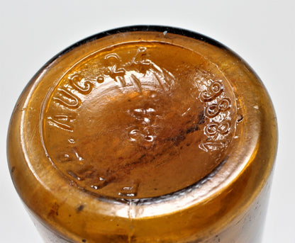 Bottle: The Duffy Malt Whiskey Co., Rochester NY, Brown Glass, Embossed, USA, Antique 1886 - SOLD