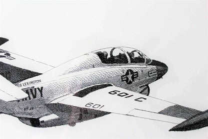 Print, Joe Milich, Navy T-2C Buckeye, Framed, Signed and Numbered, Vintage, SOLD