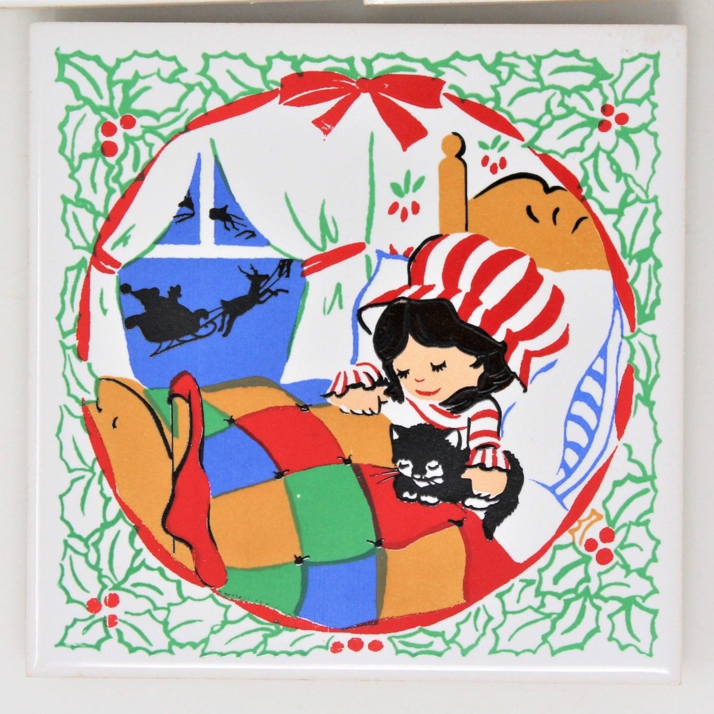 Trivet / Coaster, Jasco Christmas Kitsch, Set of 3 Vintage Designs