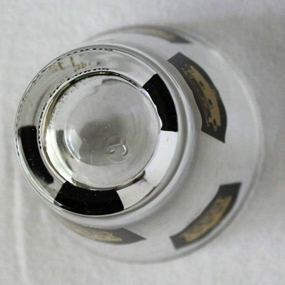 Whiskey Neat Glasses, Libbey, Coronets of Peers House of Lords, Set of 2, Vintage