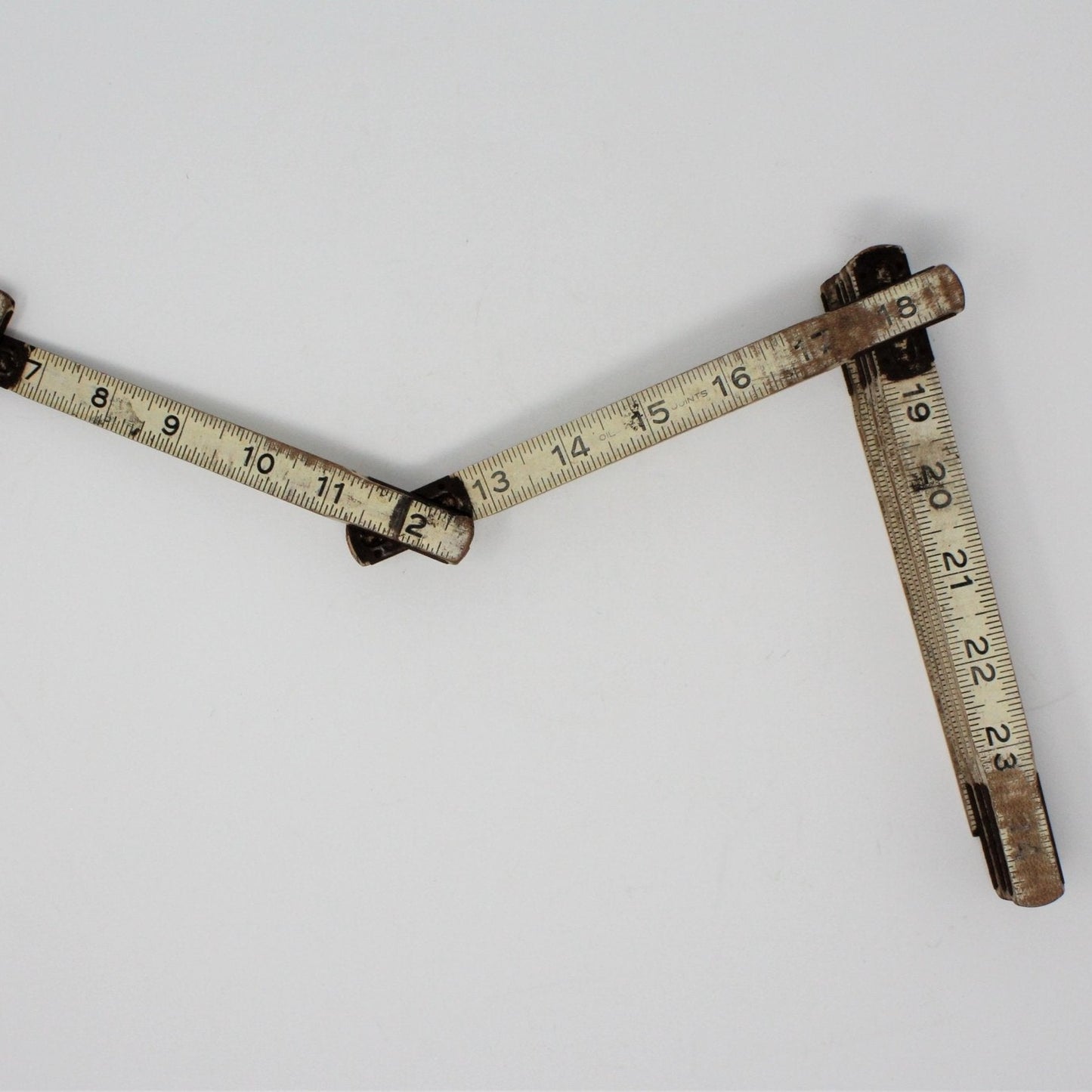 Carpenter Wood Folding Ruler, Revere, Vintage Primitive, SOLD