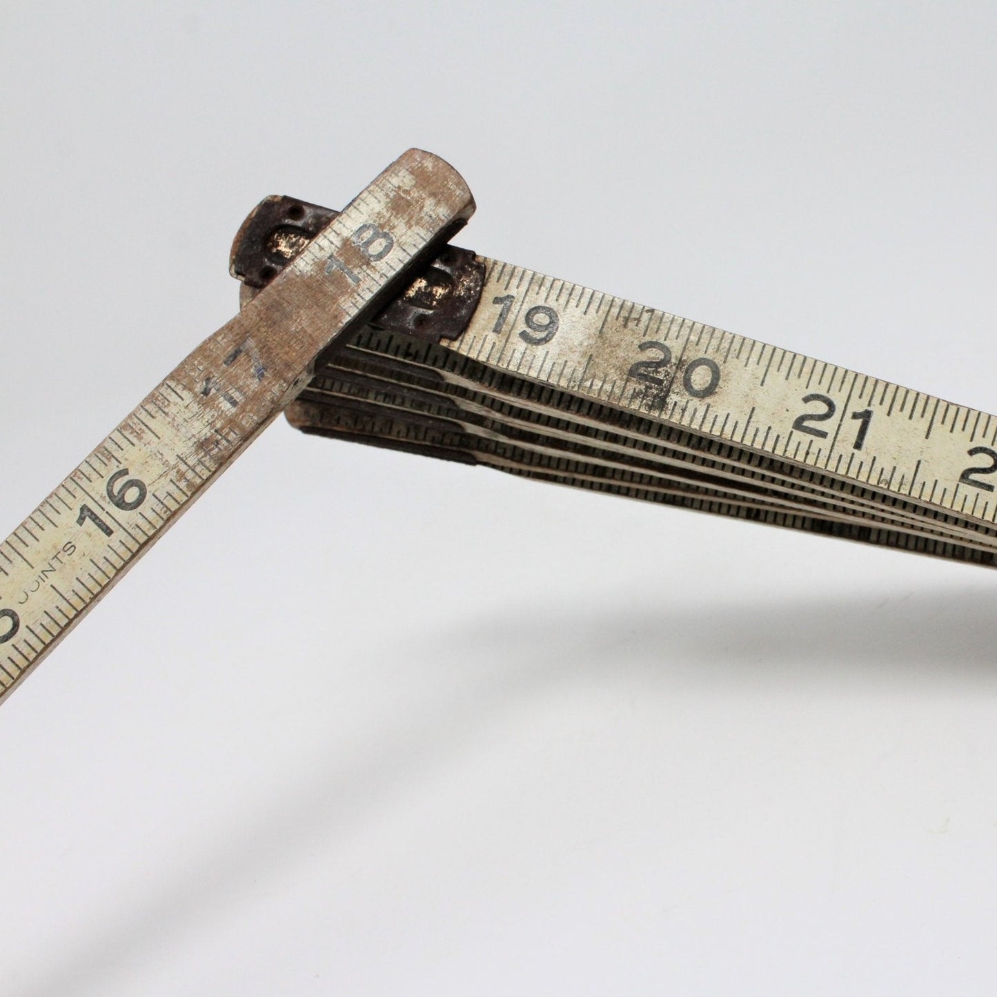 Carpenter Wood Folding Ruler, Revere, Vintage Primitive, SOLD