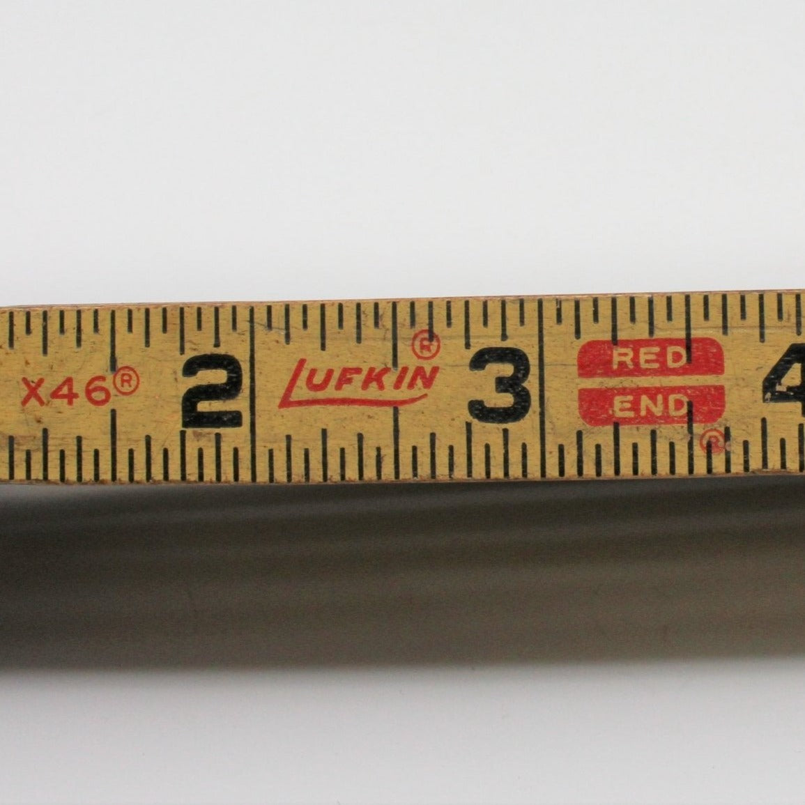 Carpenter Wood Folding Ruler, Lufkin Red End, Vintage USA