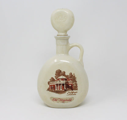 Decanter with Stopper, Old Fitzgerald Flagship 1849, Monticello, Vintage 1968, SOLD