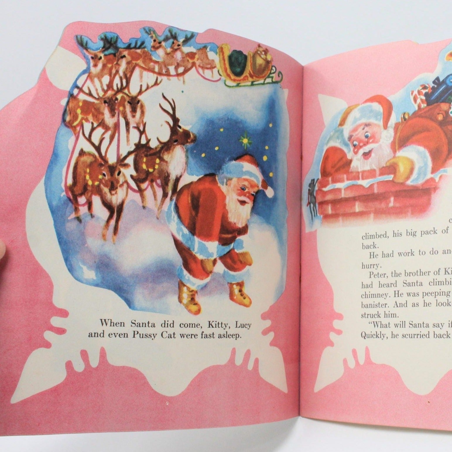 Vintage The Jolly Old Santa book