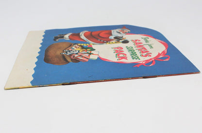 Children's Book, Samuel Lowe Co, Santa Comes to Our House, Softcover, 1951 Vintage, RARE