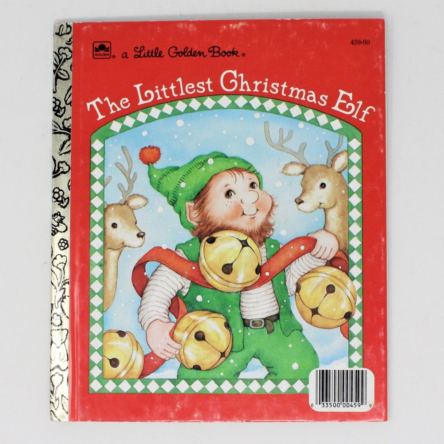 Children's Book, Little Golden Book, The Littlest Christmas Elf, Hardcover, 1987