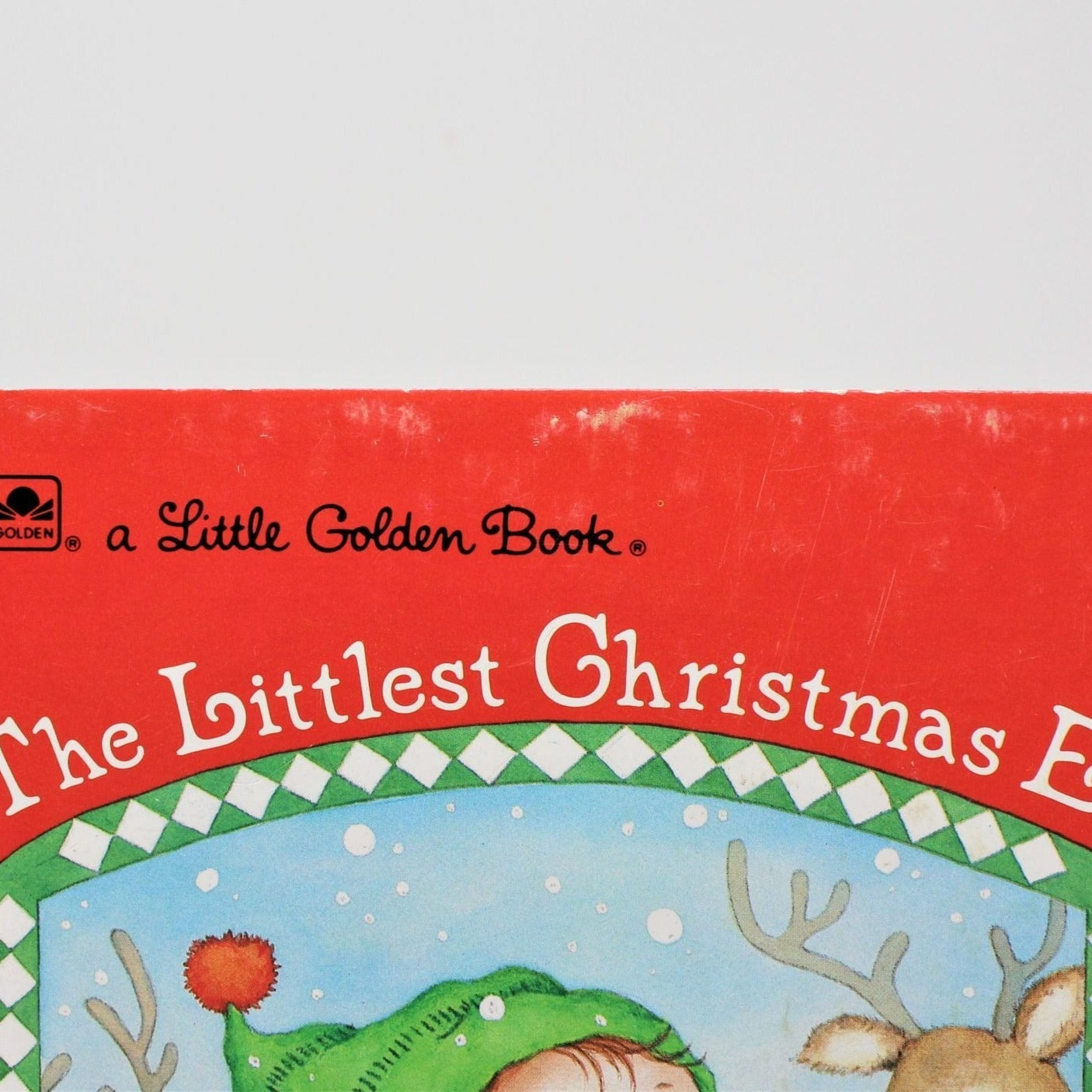 Children's Book, Little Golden Book, The Littlest Christmas Elf, Hardcover, 1987