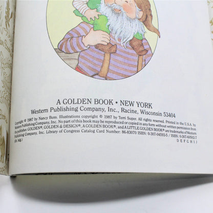 Children's Book, Little Golden Book, The Littlest Christmas Elf, Hardcover, 1987