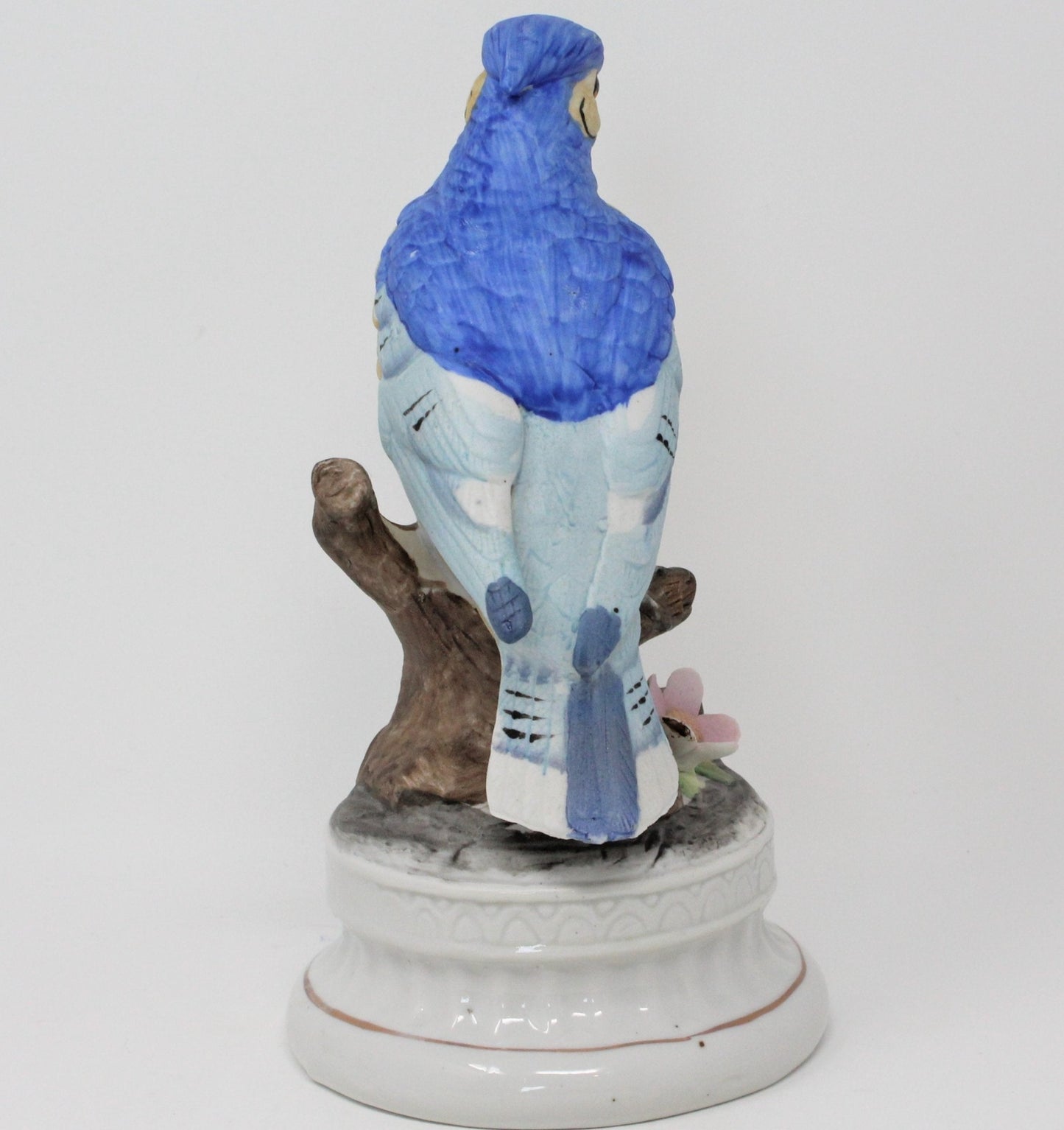 Musical Figurine Bluejay, plays Send in the Clowns, Porcelain, Vintage