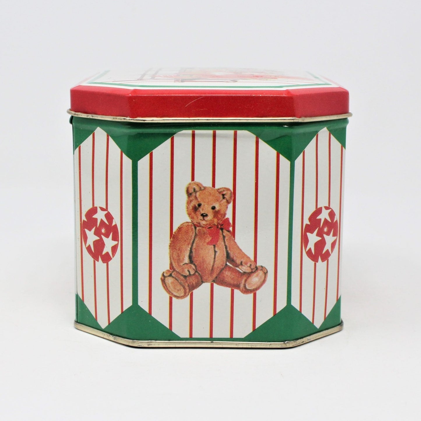 Gift Tin / Candy Tin, Schmid, Christmas Toys, Gordon Fraser, Vintage