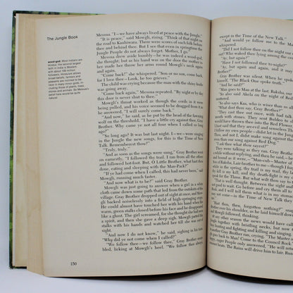 Children's Book, The Jungle Book, Rudyard Kipling, Hardcover, Vintage 1968