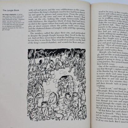 Children's Book, The Jungle Book, Rudyard Kipling, Hardcover, Vintage 1968