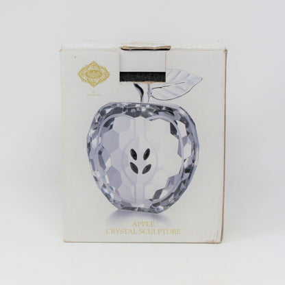 Paperweight, Godinger, Crystal Apple, Shannon Crystal