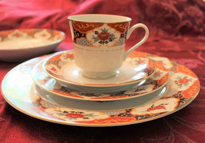 Dinnerware, Montgomery Ward, Kyoto Imari, Service for 4, 20 Pcs., Vintage, SOLD