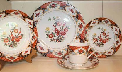Dinnerware, Montgomery Ward, Kyoto Imari, Service for 4, 20 Pcs., Vintage, SOLD