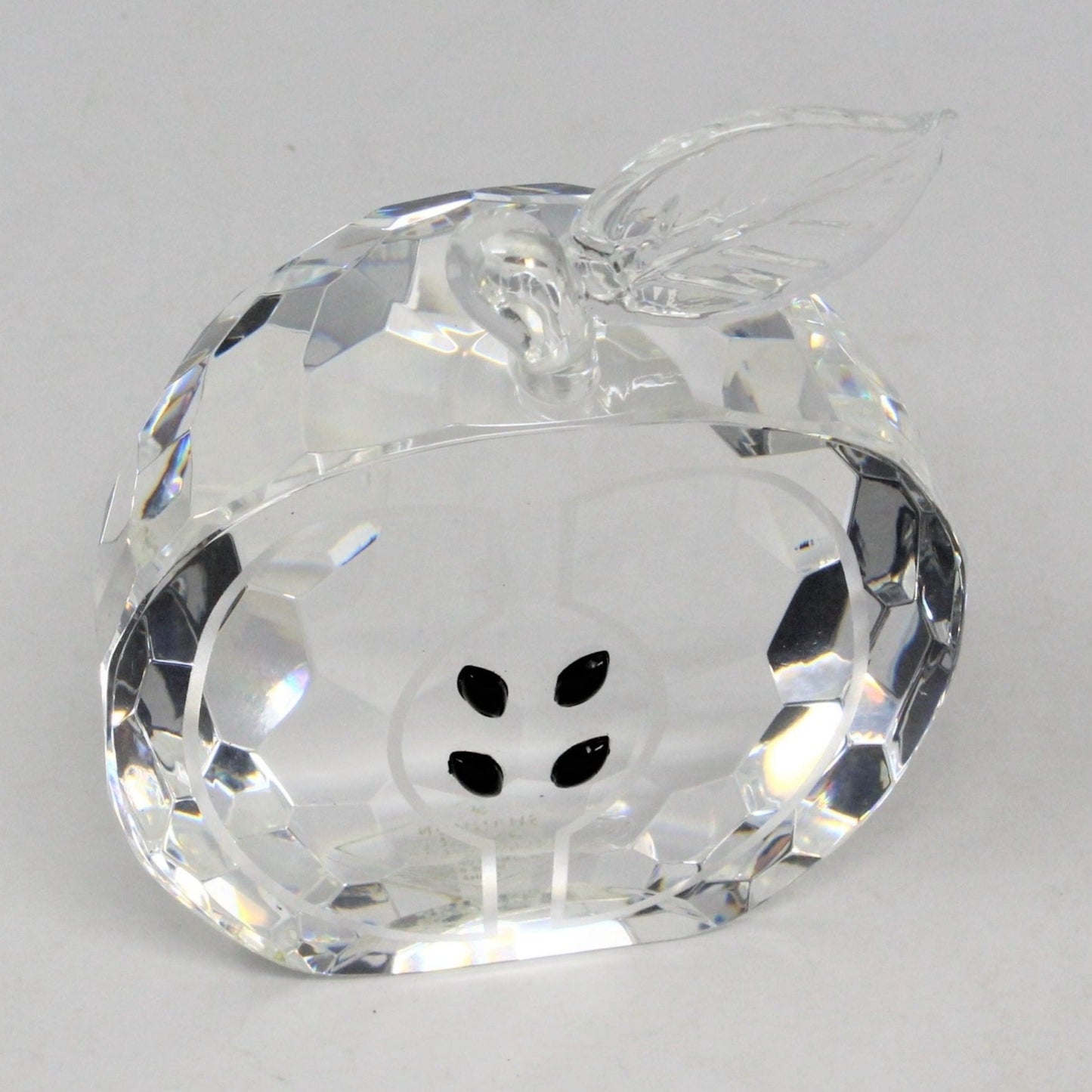 Paperweight, Godinger, Crystal Apple, Shannon Crystal