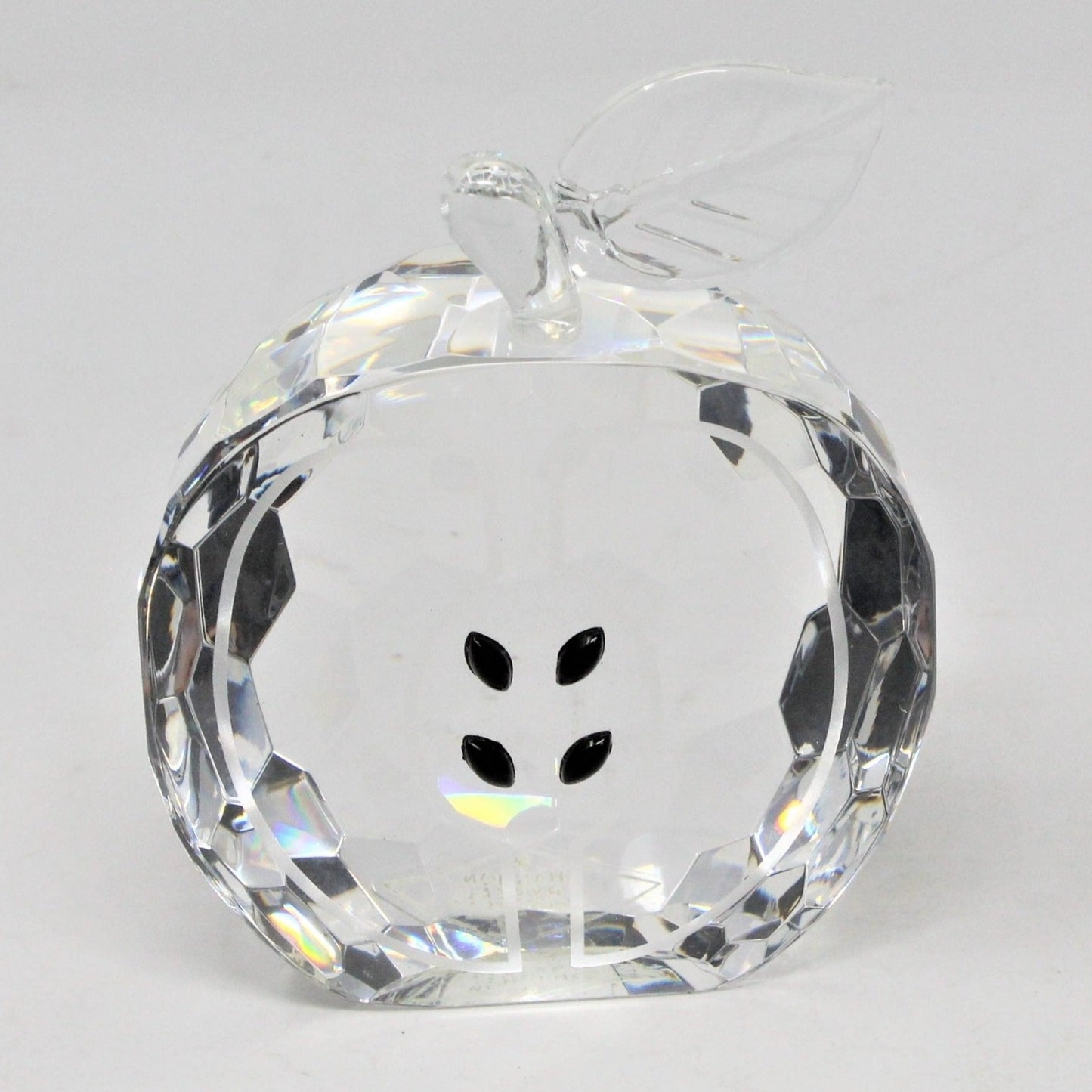 Paperweight, Godinger, Crystal Apple, Shannon Crystal