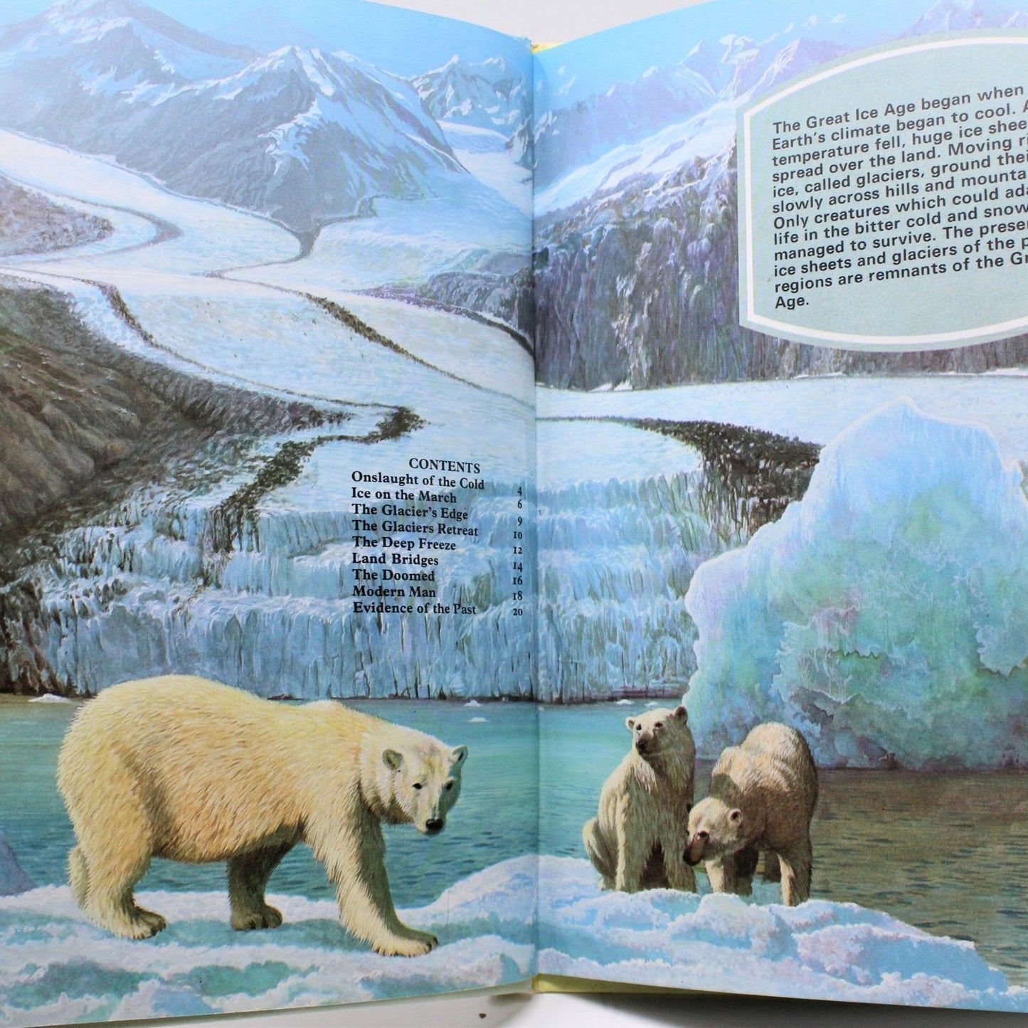 Children's Book, Exploring The Great Ice Age, Chris Maynard, Hardcover, Vintage 1978