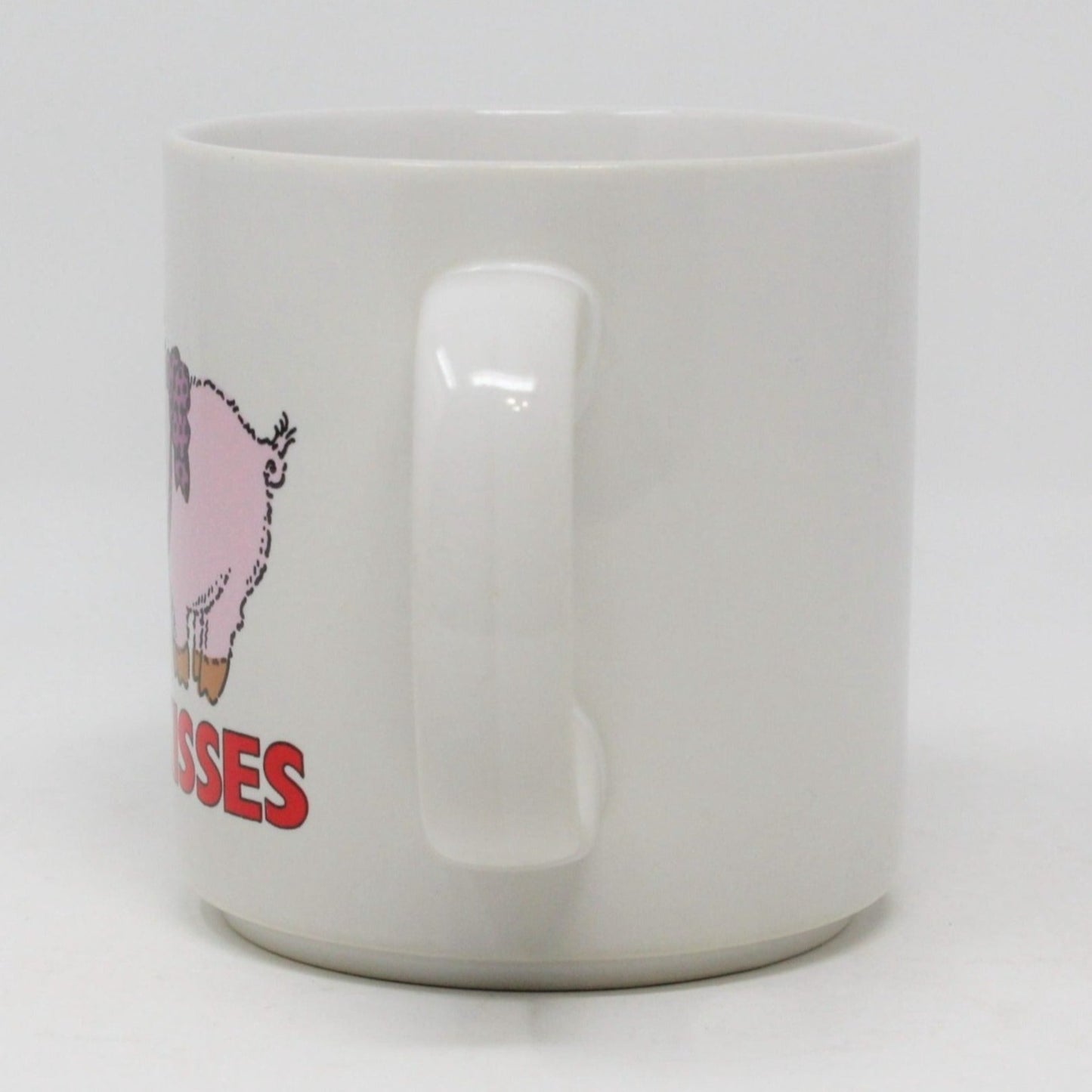 Mug, Russ Berrie, Coffee Mug, Hogs and Kisses #8025, Ceramic, Vintage