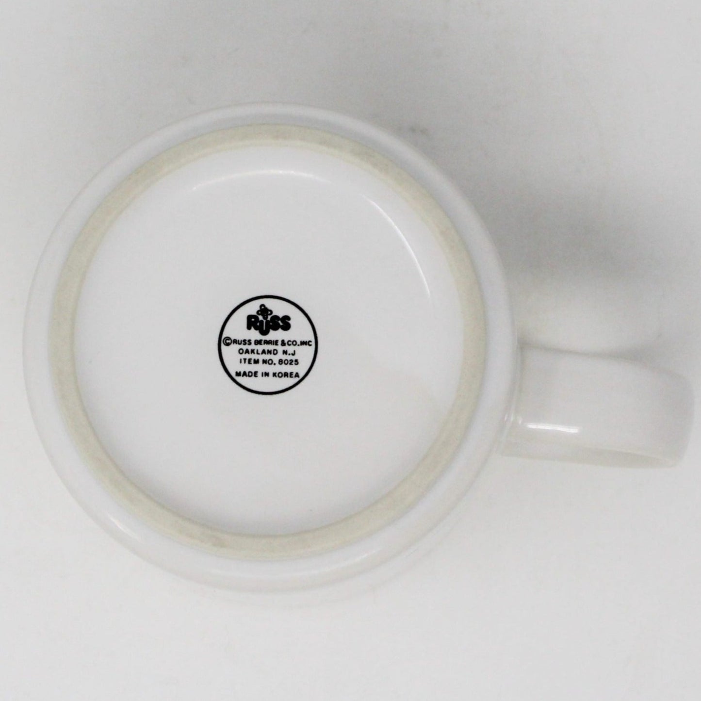 Mug, Russ Berrie, Coffee Mug, Hogs and Kisses #8025, Ceramic, Vintage