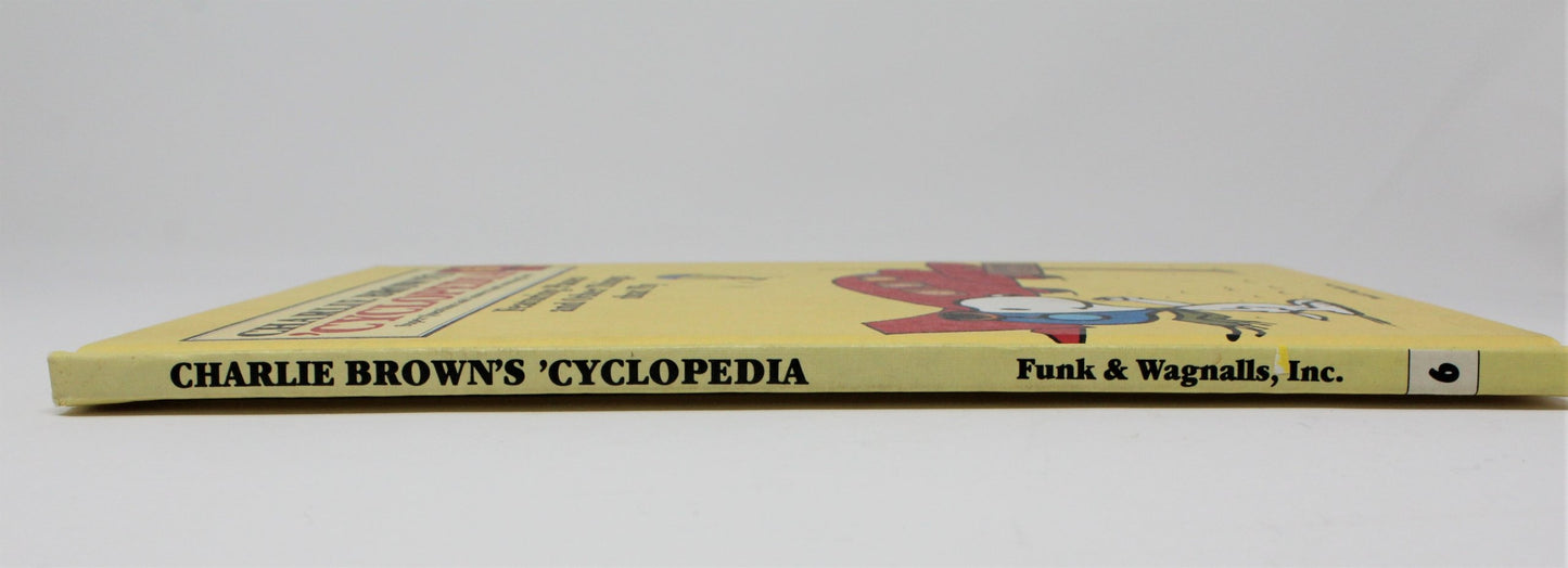 Children's Book, Charlie Brown's 'Cyclopedia, Planes & Other Things, Hardcover, Vintage 1980