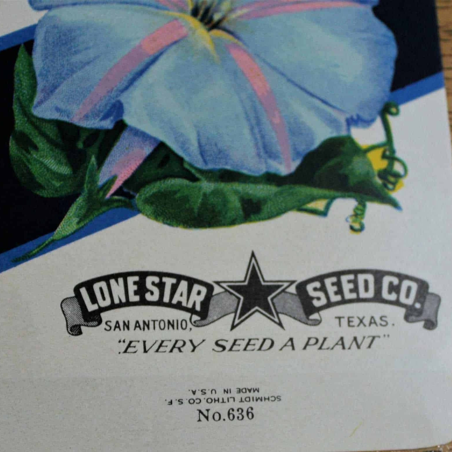 Lot of 28 Old Vintage 1950's - FLOWER SEED PACKETS - Lone Star