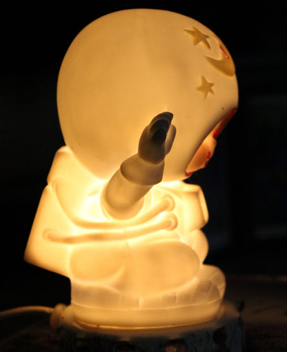 Night Light: Aladdin Giftware, Smiling Astronaut, Rare, USA, Vintage 1950s - SOLD