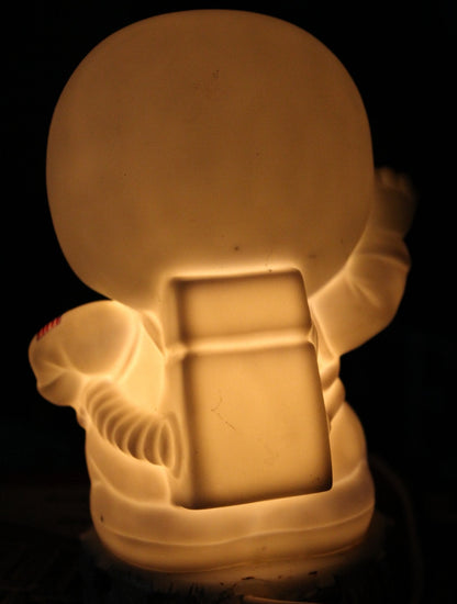 Night Light: Aladdin Giftware, Smiling Astronaut, Rare, USA, Vintage 1950s - SOLD