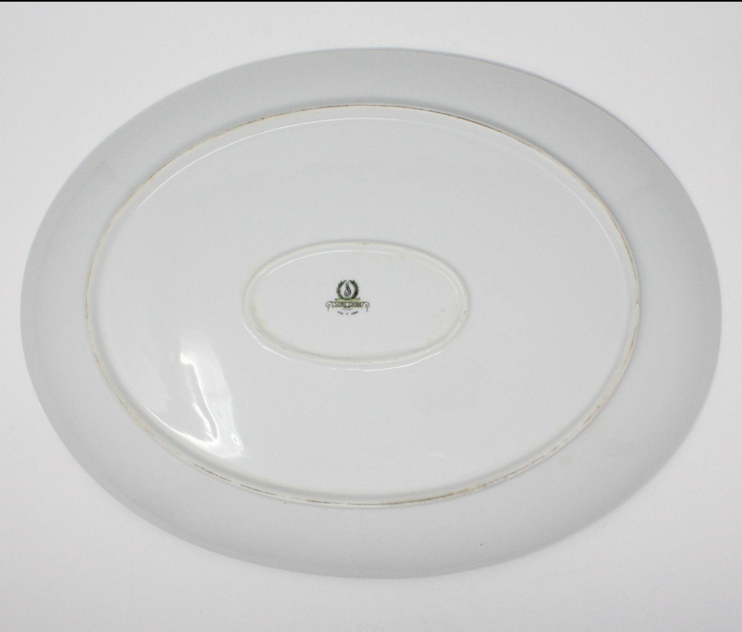 Serving Platter, Sone China, Asian Floral, Son70, Vintage Japan, 16"