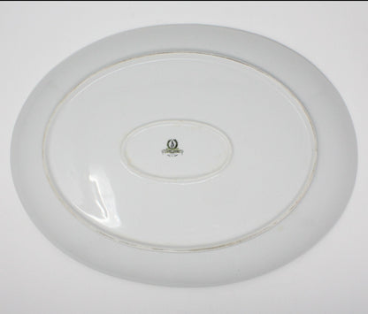 Serving Platter, Sone China, Asian Floral, Son70, Vintage Japan, 16"