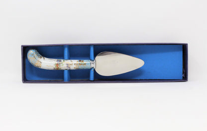 Cheese Knife & Spreader Set, House of Prill, Chinoiserie, Set of 2,England