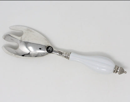Serving Fork, Godinger, Porcelain Handle, Vintage