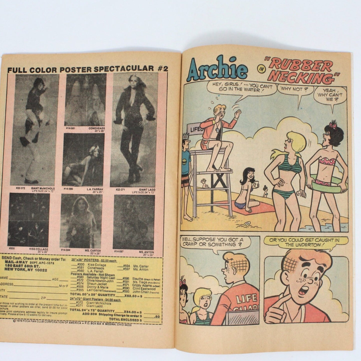 Comic Book, Archie's Pals 'n' Gals #127, Vintage 1978