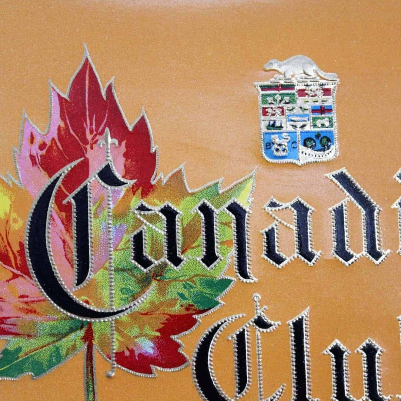Cigar Box Label, Canadian Club, Original Lithograph, 1930's, NOS Vintage