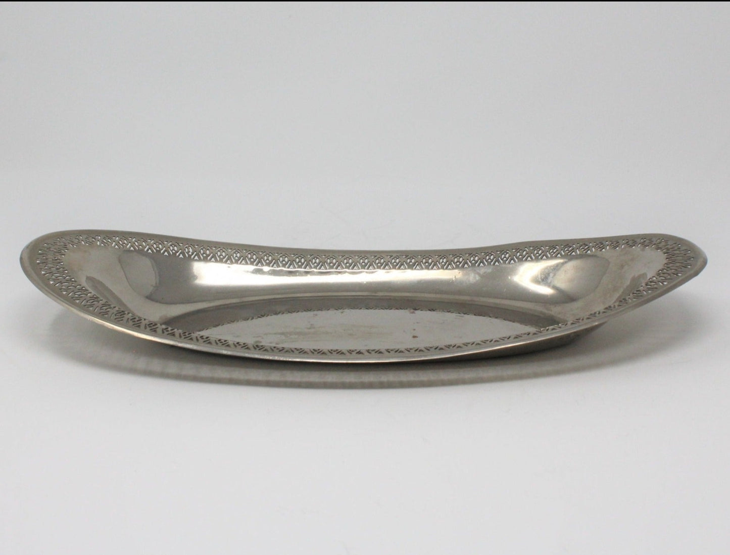 Tray, Homan, Bread Tray, Reticulated, Silverplate, Vintage