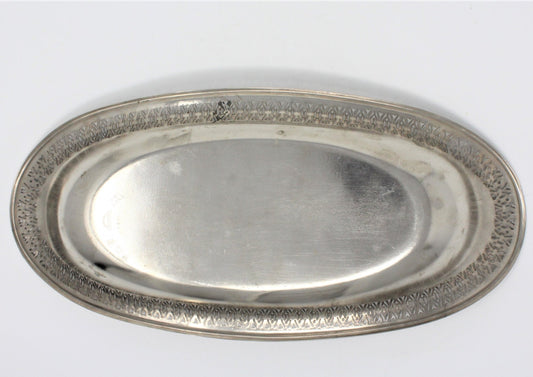 Bread Tray, Homan, Bread Tray, Reticulated, Silverplate, Vintage