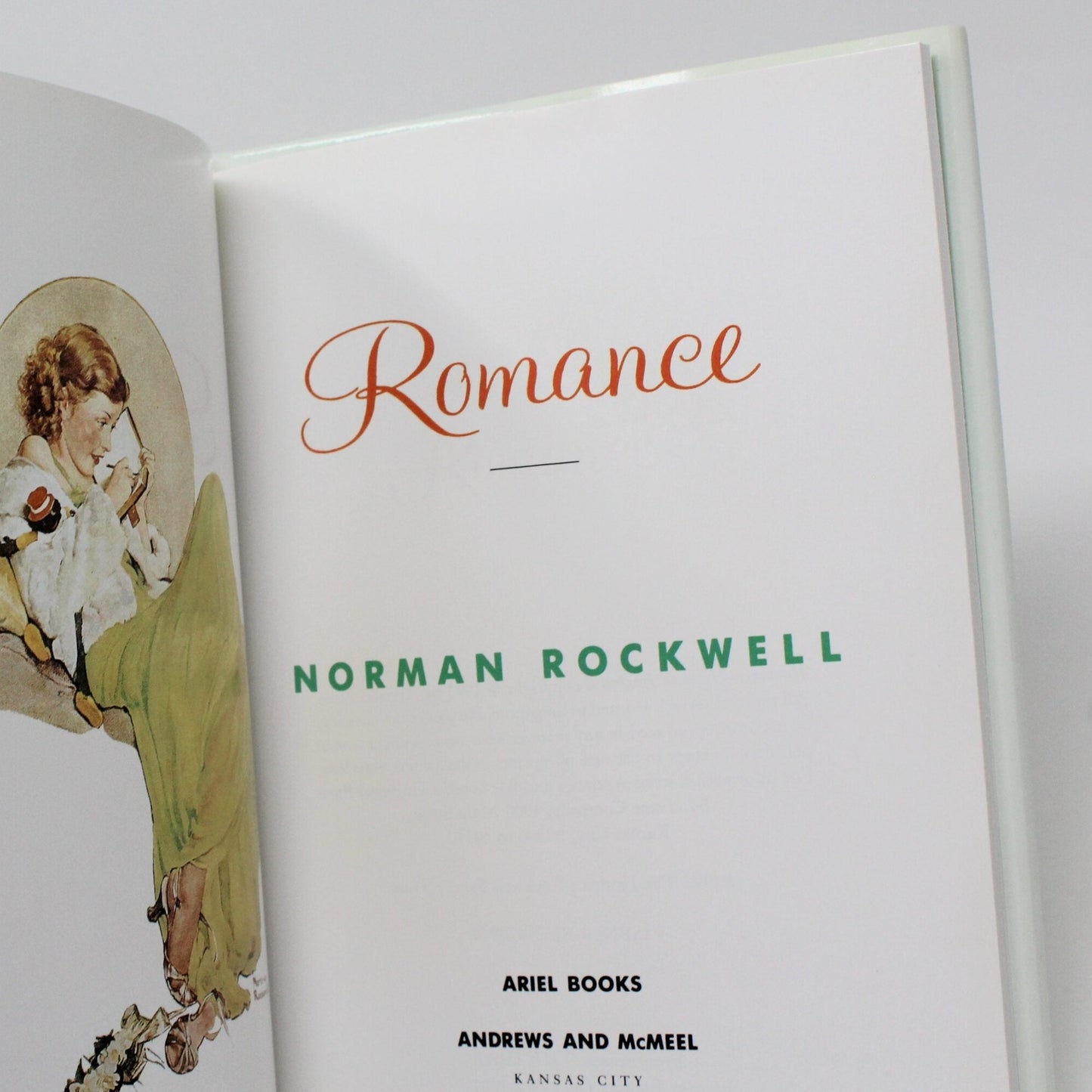 Book, Norman Rockwell, Romance, Susan Hood, 1993
