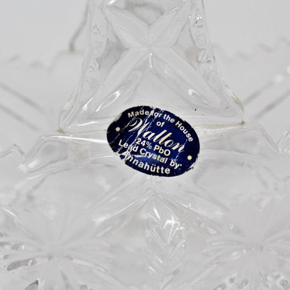 Basket, Anna Hutte, Margaret. Lead Crystal, Germany