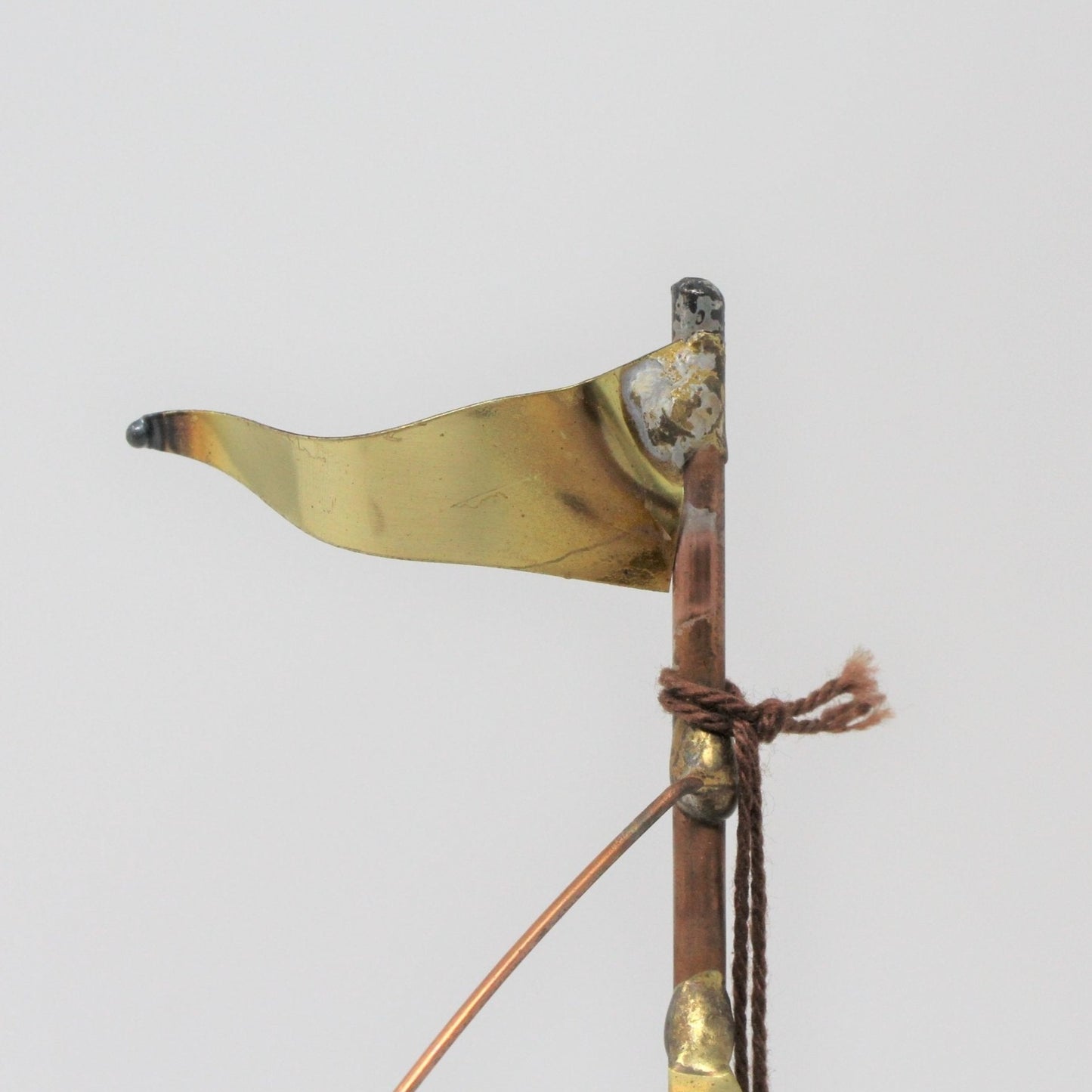 Sculpture, Brass Sailboat on Onyx Base, A Touch of Class, Artist Yosi, Vintage