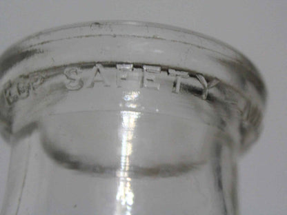 Milk Bottle: Hoffman's Dairy, Half Pint, Embossed, Monroe MI, Owens-Illinois, Rare, Vintage 1930 - SOLD