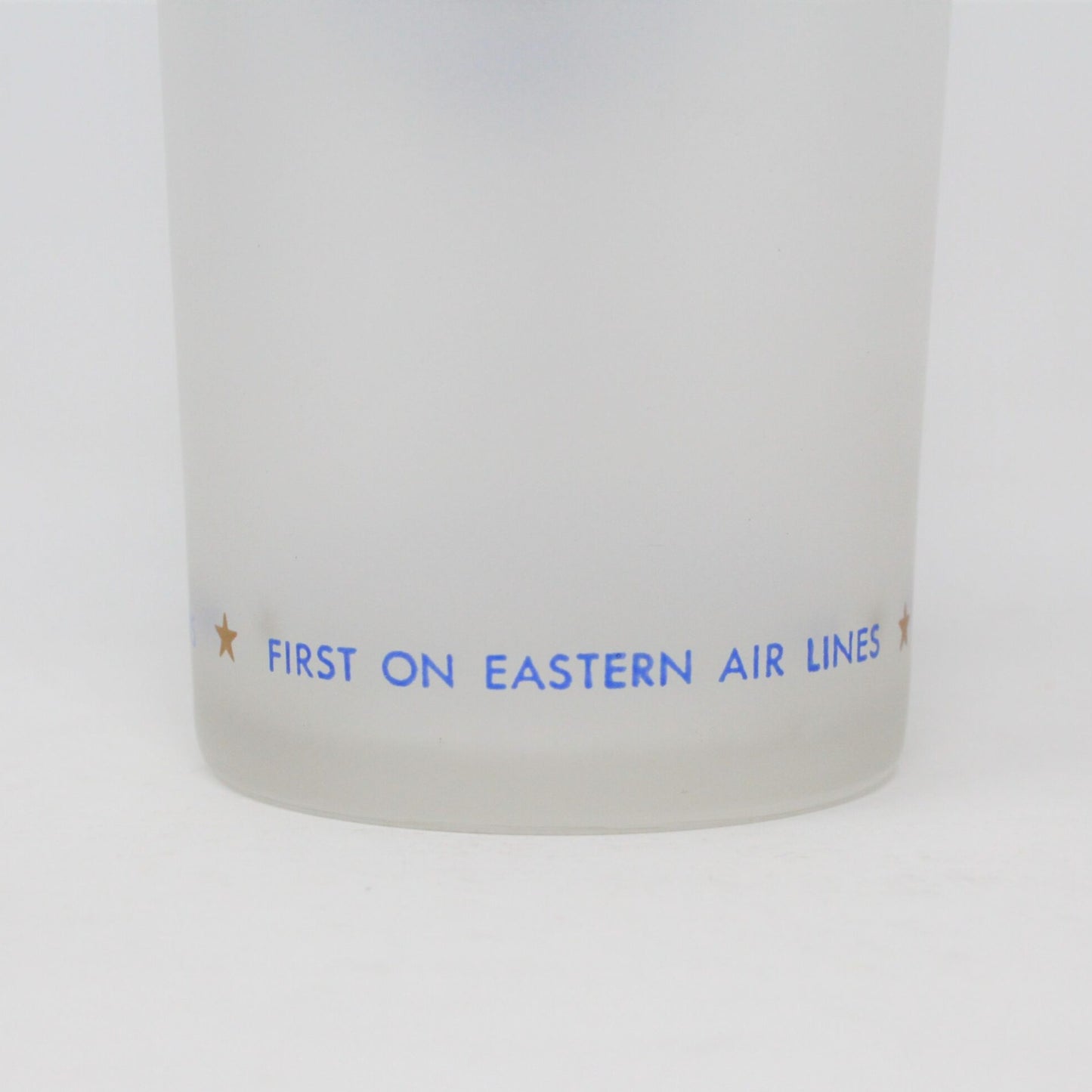 Glasses, Tumbler, Eastern Airlines, Eddie Rickenbacker Signed, Golden Falcon, Vintage