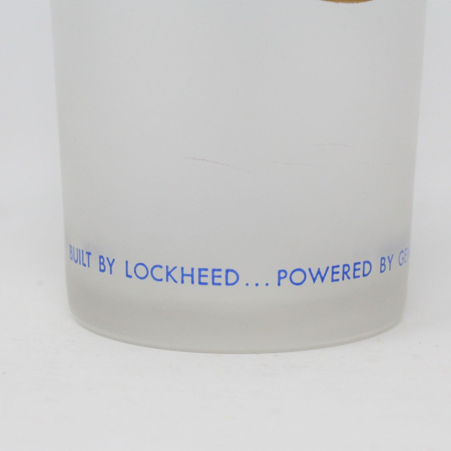 Glasses, Tumbler, Eastern Airlines, Eddie Rickenbacker Signed, Golden Falcon, Vintage