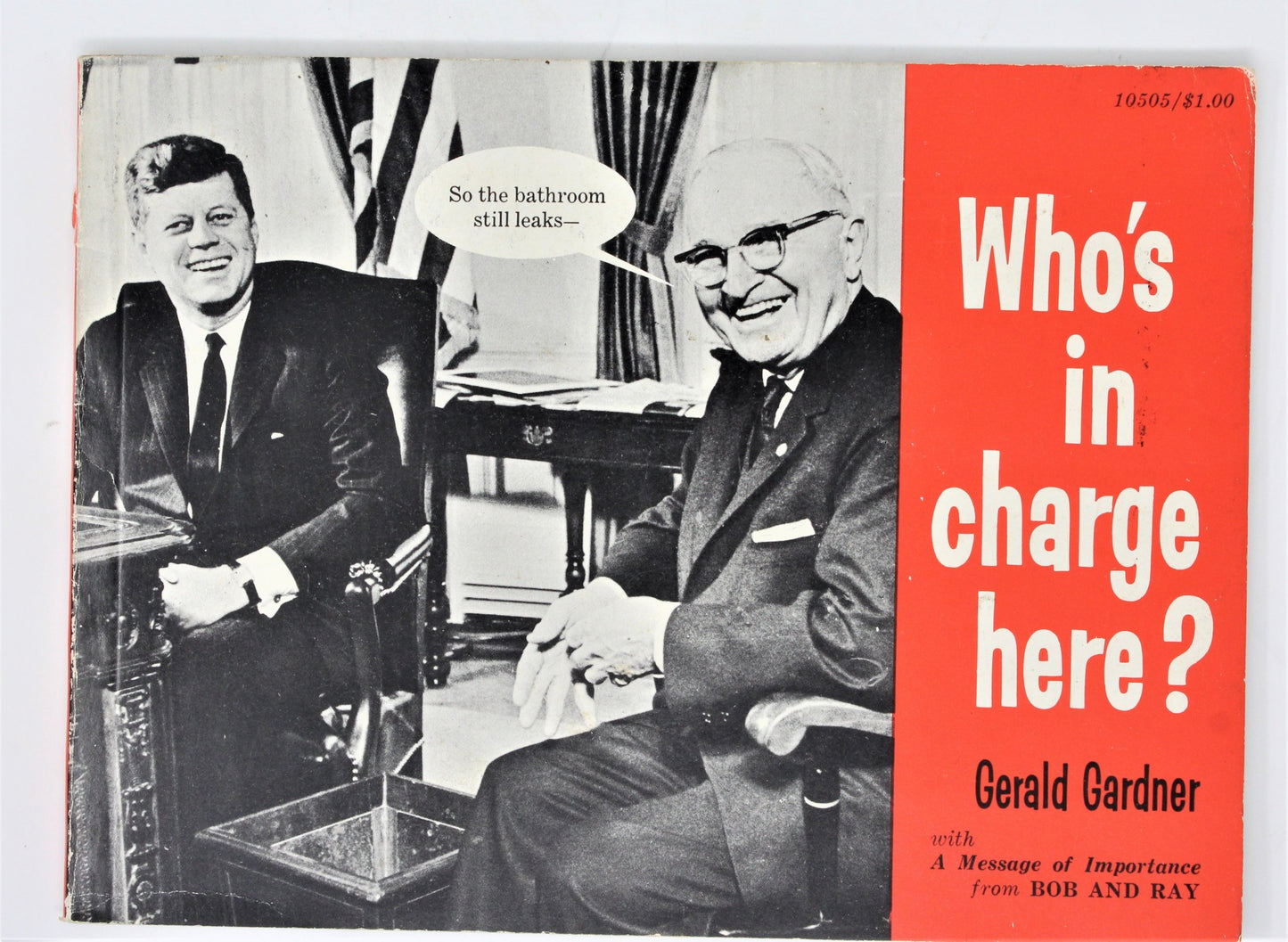 Book, Who's in charge here?, Gerald Gardner, Paperback,1962, Vintage