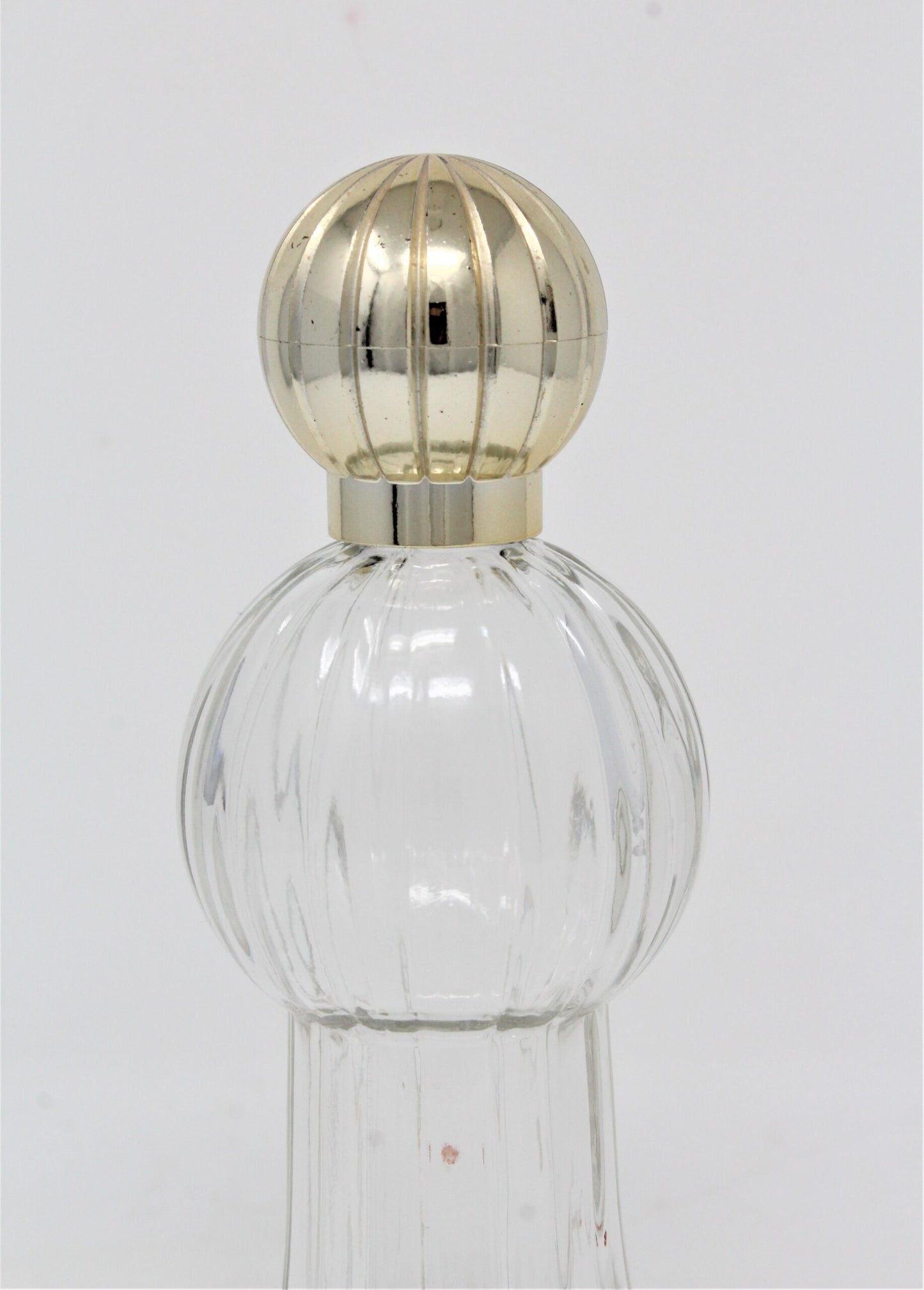 Perfume Bottle, Avon Perfume Bottle w/Gold Metal Top, Vintage
