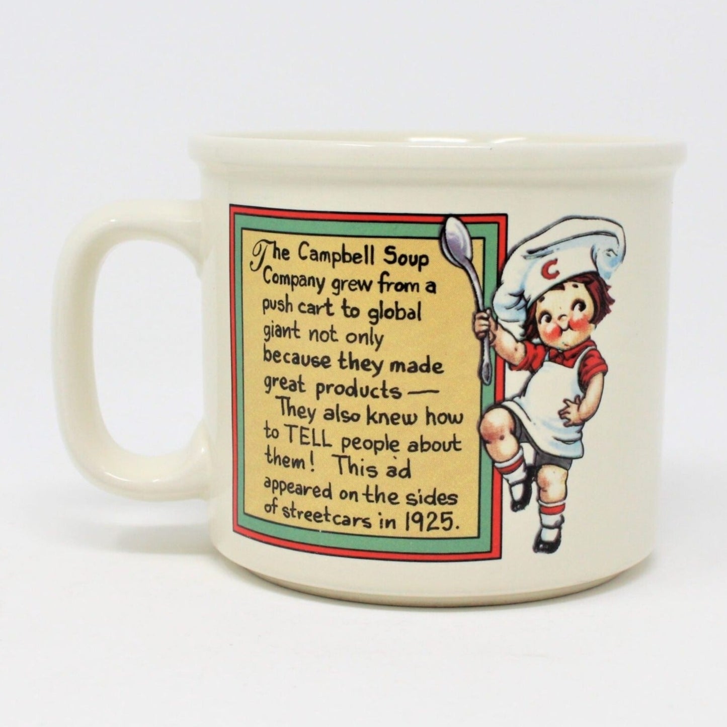 Soup Mug, Campbell's, Pea Soup Westwood, 1993, Vintage
